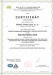 Certifikát ČSN ISO 45001